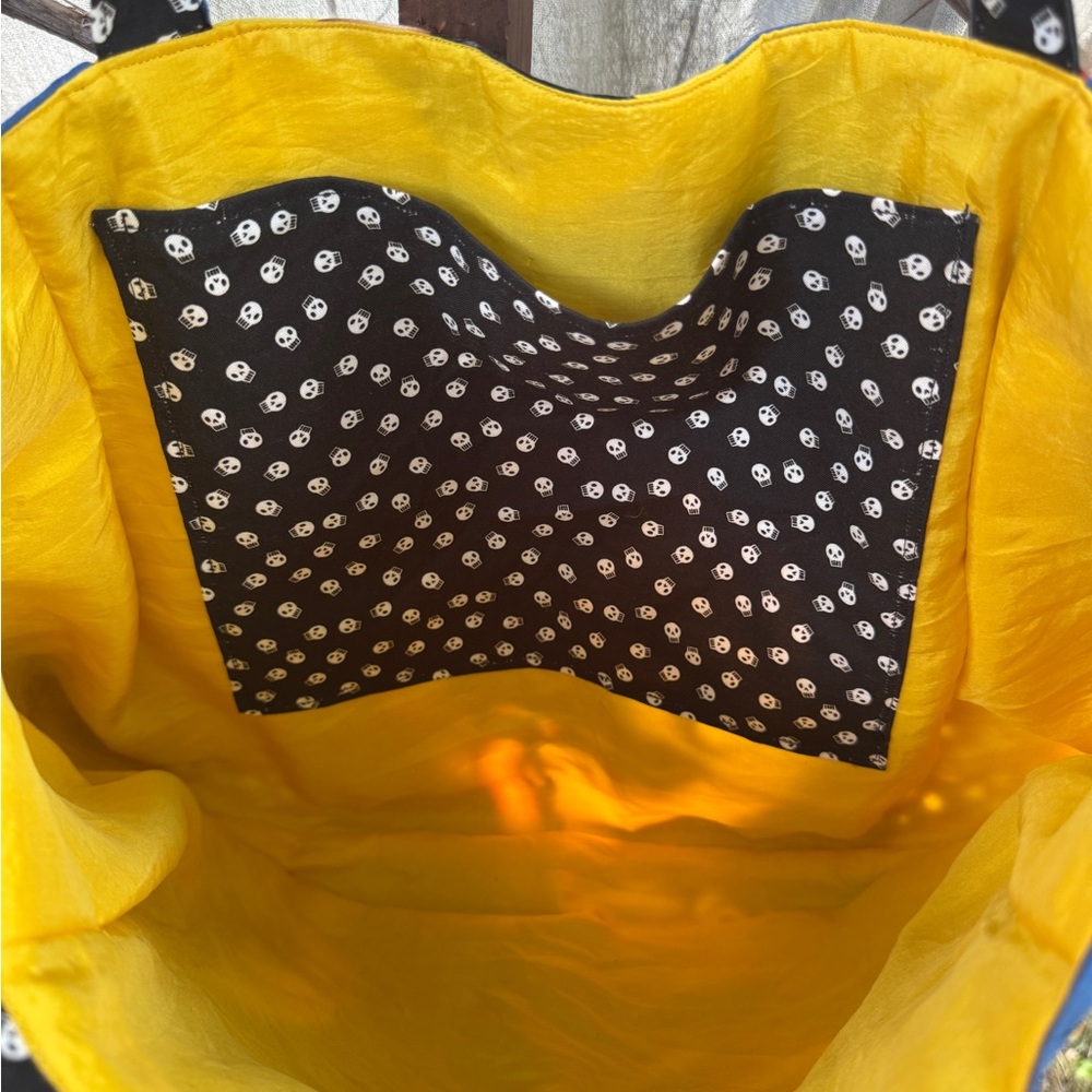 Pin Up Witches Tote Bag Handmade Sturdy Tote for Spell Books and Treats - Picture 7 of 9